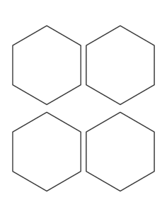 4 Inch Hexagon Tracing Worksheets Pdf, Free Vectors File